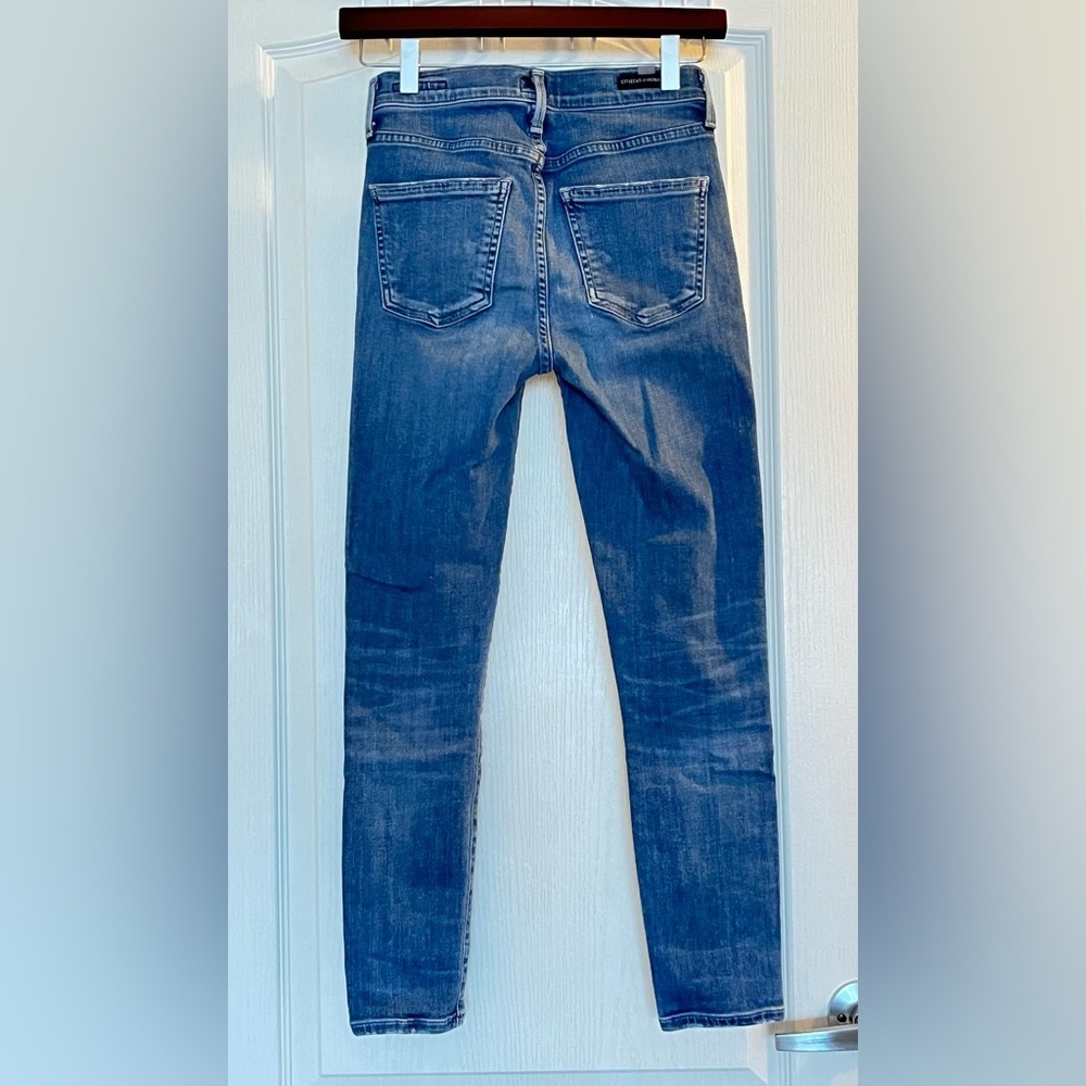 Citizens Of Humanity Rocket Crop High Rise Skinny Jeans Sz 24 Minimalist Classic - Picture 4 of 14